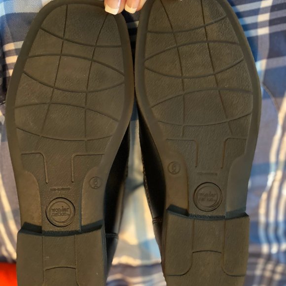 Wonder Nation, Boys Size 6 Black Dress Shoes - Picture 3 of 3
